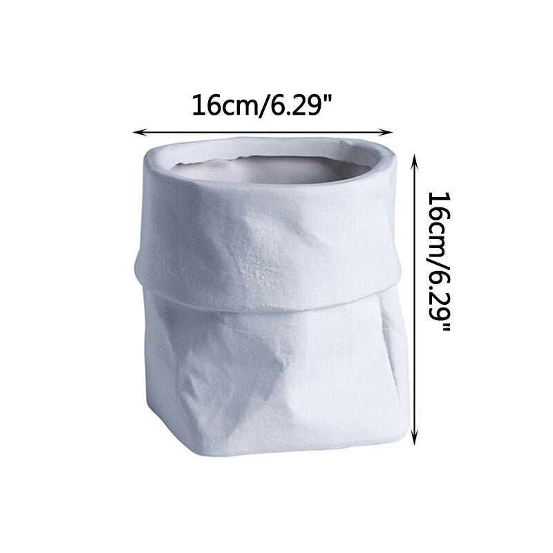 Perebaystore™ Ceramic Kraft Flower Pot
