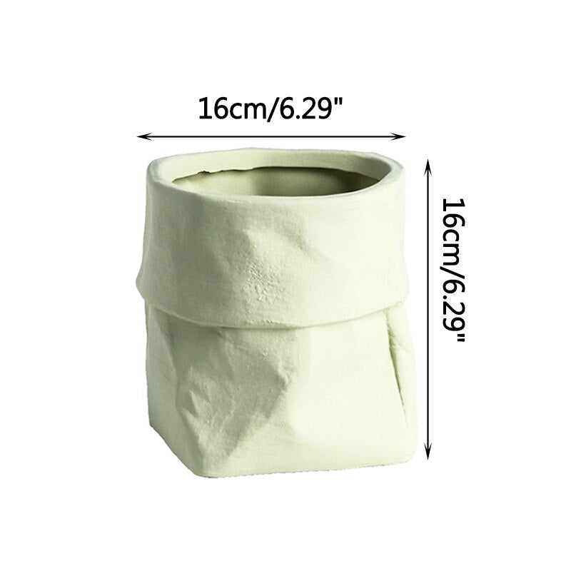 Perebaystore™ Ceramic Kraft Flower Pot