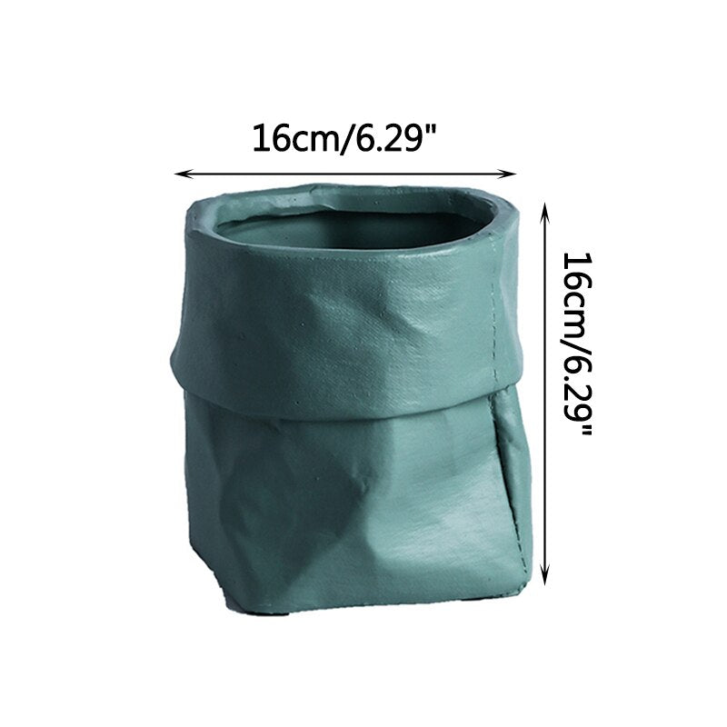 Perebaystore™ Ceramic Kraft Flower Pot