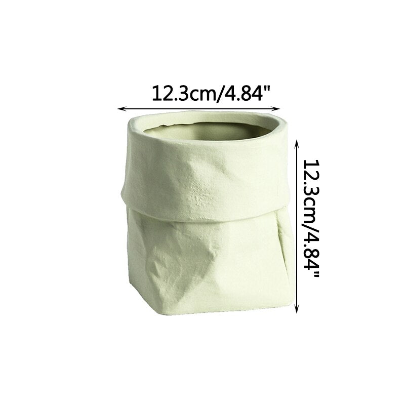 Perebaystore™ Ceramic Kraft Flower Pot
