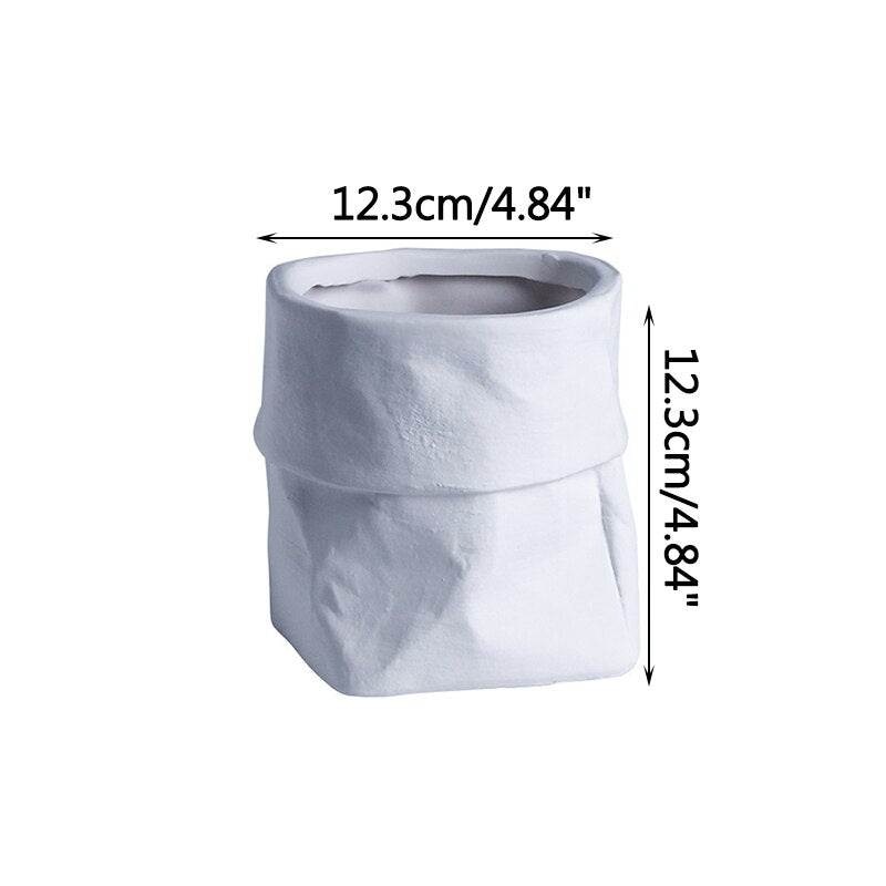 Perebaystore™ Ceramic Kraft Flower Pot