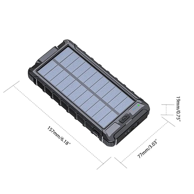 Solar Fast Charging Power Bank Portable